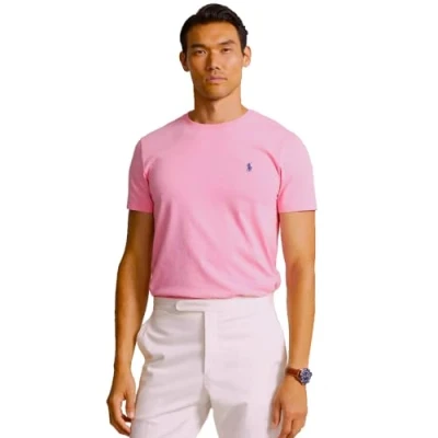 Imagen de Camiseta de Punto Custom Slim Fit (FR/ES, Letras, XL, Regular, Pink)