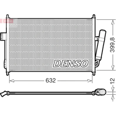 Imagen de Condensador, aire acondicionado DENSO DCN99084