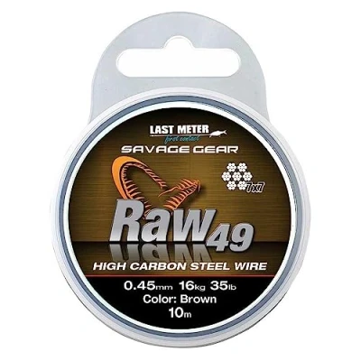 Imagen de Savage Gear Sencilla 49 Strand Hilo Trazador 23lb/10 kg 0. 36mm 10m