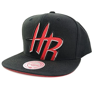 Imagen de Mitchell &amp; Ness Cropped Mesh XL Snapback Cap Houston Rockets Black, Negro , Talla única