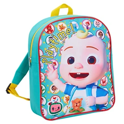 Imagen de CoComelon Mochila para niños y niñas, con personajes guardería, bolsa de almuerzo, agua, Taille unique