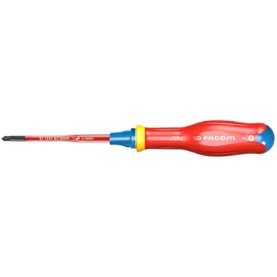 Imagen de FACOM ATDB1X100TVE PROTWIST BORNEO SLIM aislado 1000V para tornillos Phillips POZIDRIV