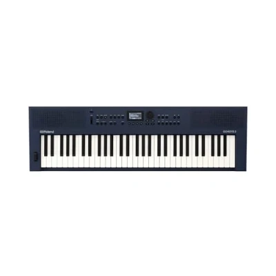 Imagen de Teclado para creación musical Roland GO:KEYS 3 de 61 notas Generador ZEN Core con más 1.000 sonidos integrados Altavoces estéreo Azul medianoche