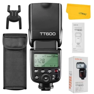 Imagen de Godox TT600 2.4G Inalámbrico Flash Speedlite Maestro/Esclavo con Built in Sistema de Disparo para Canon Nikon Pentax Olympus Fujifilm Panasonic (TT600)