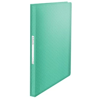 Imagen de Esselte Cuaderno A4 con 80 Fundas de Plástico, Capacidad para 160 Hojas, Presentación y Almacenamiento Documentos, Casa/Oficina, Patrón en Relieve, Gama Colour&#039;Breeze, Verde, 626238