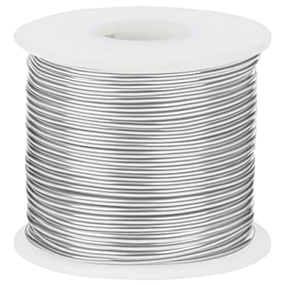 Imagen de Belle Vous Alambre Manualidades Plateado (30 m) Rollos de Aluminio 2 mm Flexible Para Esculturas, Modelado Esqueleto, Joyas, Abalorios, Hacer Guirnalda y Árbol Bonsái