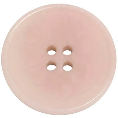 Imagen de AERZETIX C74144 Juego de 10 Botones coser redondos Ø20x2.8mm con 4 agujeros 32L L32 color rosa en plástico apertura 1.5mm pasatiempo creativo mercería costura ropa