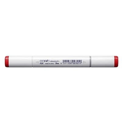 Imagen de COPIC Sketch R29, Rojo carmín, Rotulador Doble con Punta Mediana y de Pincel