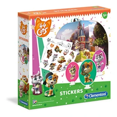 Imagen de Clementoni 18572 44 Gatos Pegatinas Juego Creativo a Partir de 5 años