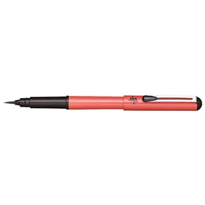 Imagen de Pentel Pocket Brush Pincel Recargable, Plástico/Acero Inoxidable, Negro, Juego de 3 Piezas