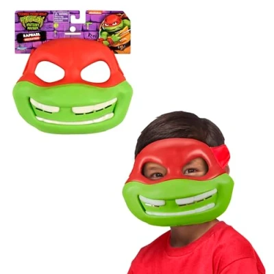 Imagen de Giochi Preziosi Tortugas Ninja Caos Mutante Máscara Del Personaje Rafael Con Goma Para Transformarte En Tu Favorito, Niños A Partir De 4 Años