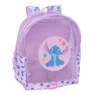 Imagen de STITCH Mochila Infantil de Playa, Anti Arena, con Asas, Fácil Limpieza, Ideal para Niños Diferentes Edades, Cómoda y Versátil, 32x12x38 cm