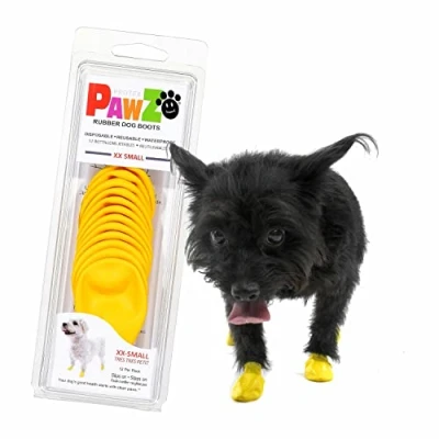 Imagen de Pawz Dog Botas para perros Amarillas