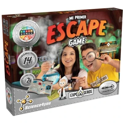 Imagen de Science4you Mi Primer Escape Game ExpCaseros 14 Enigmas y 2 Missiones: Resuelve Acertijos Juegos de Mesa con Rompecabezas, Juguetes Educativos Niñas 8 9 10 Años