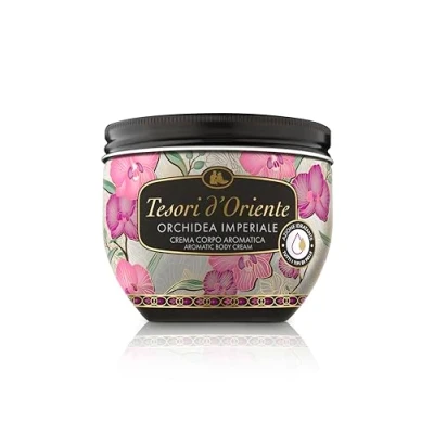 Imagen de TESORI D&#039;ORIENTE Vaso orchidea 300 ml. Crema para el cuerpo
