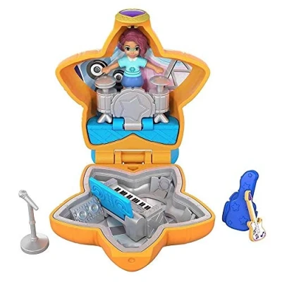 Imagen de Polly Pocket Muñeca con mini cofre, de concierto (Mattel FRY32)