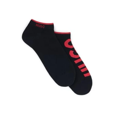 Imagen de HUGO 2 PACK Calcetines tobilleros, Hombre, Talla: 35 38, Black