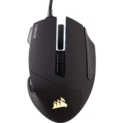 Imagen de Corsair SCIMITAR RGB ELITE Ratón con Cable para Juegos MOBA/MMO 18.000 PPP 17 Botones Programables Compatible iCUE PC, Mac, PS5, PS4, Xbox Negro