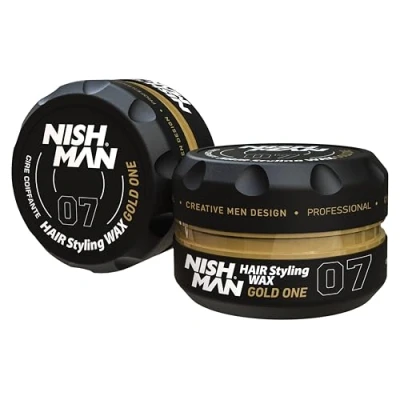 Imagen de Nishman 07 cera moldeadora de pelo para cabello, aroma Gold One 150 ml