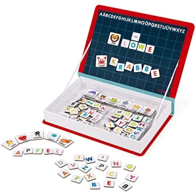 Imagen de Janod J02713 Magneti&#039;Book Alphabet Educational Game, German Version