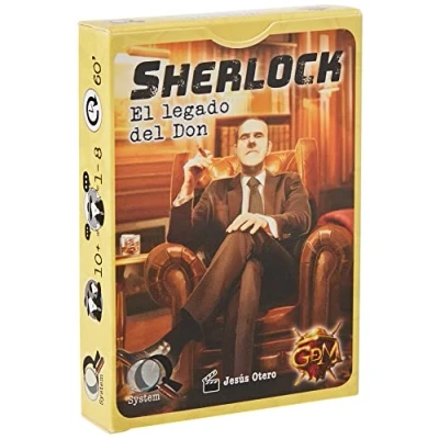 Imagen de GM Games GDM Sherlock: El Legado del Don. Serie Q3 Juego de Mesa Medium Deduction Game 1 A 8 Jugadores Partir años. 60 min.