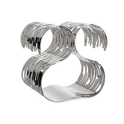 Imagen de Alessi Barkcellar BM03 Design Botellero de Acero Inoxidable 18/10 (19,00 x 15,00 19,00 cm), Acabado Brillante