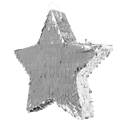 Imagen de Folat B.V. Pinata, Color Plata, Costumes (Folat Pinata Stern silber 60935)