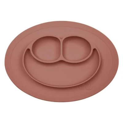 Imagen de Ezpz EUMMS003 Original Mini Mat Plato de Silicona con Ventosa, Chocolate