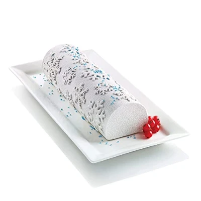 Imagen de Silikomart Frozen BÛCHE Set para semifríos, Gris, 12 x 29.5 5 cm