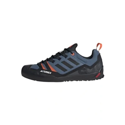 Imagen de adidas Terrex Swift Solo 2.0 Hiking Shoes, Zapatos de Senderismo Unisex Adulto, Wonder Steel/Core Black/Orange, 40 2/3 EU