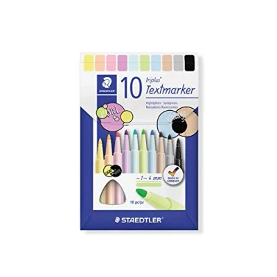 Imagen de Staedtler 362 C10 Triplus Subrayadores (10 colores)