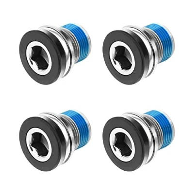 Imagen de YINETTECH 4 pernos de brazo manivela para bicicleta eléctrica M15 ISIS compatibles con accionamientos Bosch E Bike Brose
