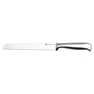 Imagen de MasterClass Cuchillo de pan, Acero inoxidable lujo, pan serrado duradero 20cm (8&quot;), Pack expositor colgante, Plata