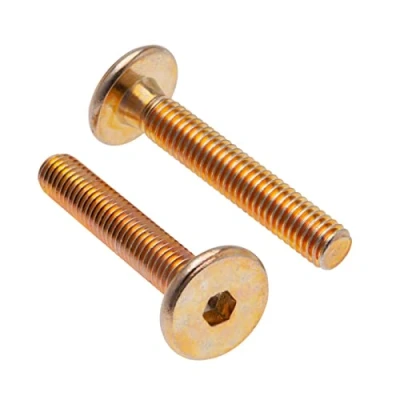 Imagen de M6 x 35mm Pernos Hexagonales para Muebles de Keple, 25 Piezas Cabeza Hexagonal, Muebles, Tornillos Cama y Madera Hexagonal Herrajes