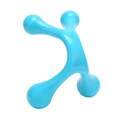 Imagen de masajeador de mano cuatro puntos, acupuntura manual, diseño acupresión cuádruple 4 máquina masaje para aliviar el dolor cuerpo completo