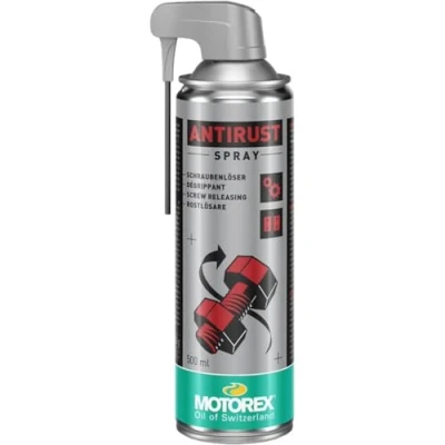 Imagen de MOTOREX Antirust 7611197161950 Disolvente de óxido aerosol Alta protección anticorrosiva, contiene disolventes 500