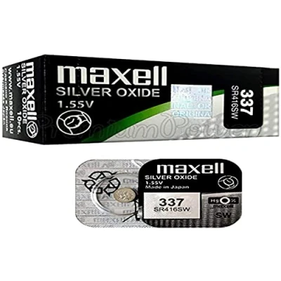 Imagen de Maxell 18293900 Pila doméstica Single Use Battery Óxido de Plata Pilas (Single Battery, Plata, 1,55 V, 10 Pieza(s), 8,3 mAh, HG (Mercurio))