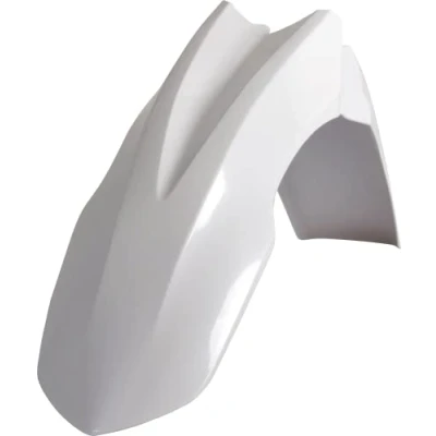 Imagen de Polisport 8572700002 Guardabarros Delantero réplica OEM Fabricado en plástico Brillante Duradero y Resistente Compatible con Motocicletas Honda Color Blanco