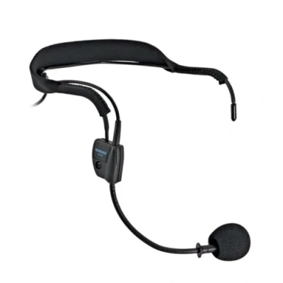 Imagen de Shure WH20 Micrófono de auriculares dinámicos (cableado) Ajuste resistente, ligero y seguro para usuarios activos micrófono, instructores/músicos, conector XLR (WH20XLR)