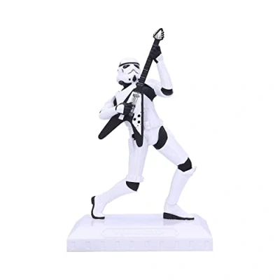 Imagen de Nemesis Now Figura Oficial de Stormtrooper Rock On (18 cm), Color Blanco, B5871V2