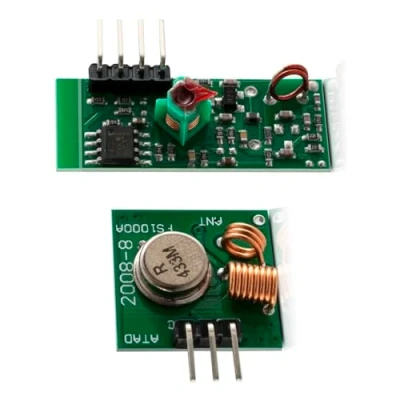 Imagen de HeyNana Módulo Emisor y Receptor RF 433MHz Inalambrico Control Remoto Receiver