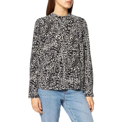 Imagen de ONLY NEW Mallory L/S Blusa, Mujer, Talla: 42, Whitecap gray