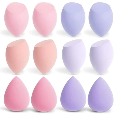 Imagen de AiQInu 12 piezas Esponja Maquillaje Set, Beauty Blender, Esponjas Cara, para Base Maquillaje,líquidos, Cremas