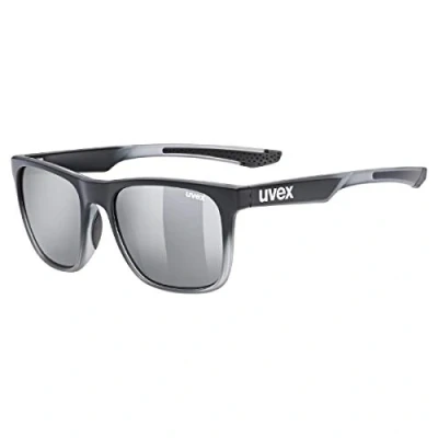 Imagen de uvex LGL 42, gafas de sol unisex, espejo, filtro cat. 3, black transparent/silver, one size
