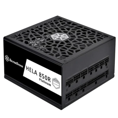 Imagen de SilverStone Technology HELA 850R Platinum, Fuente de alimentación ATX Totalmente Modular PCIe 5 80 Plus Platinum 850W, SST HA850R PMA