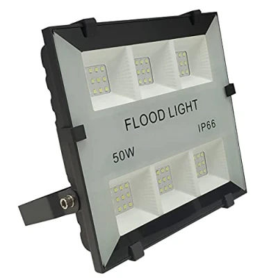 Imagen de LED ATOMANT Foco Proyector Slim 50W. Color Blanco Frio (6500K). 5000 lumenes. IP66 Impermeable.