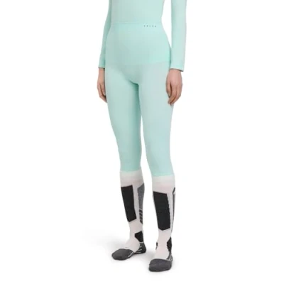 Imagen de FALKE Warm 3/4 W Ti Hilo Funcional Secado rápido 1 Pieza, Capa de Base Inferior Mujer, Verde Jade 7439, S