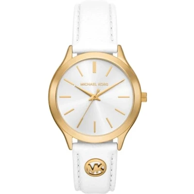 Imagen de Michael Kors SLIM Runway Watch Reloj, Mujer, Talla: One Size, White