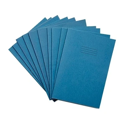 Imagen de RHINO F8M A4 48 Page Tinted Paper Exercise Book Light Blue/Green (Pack of 10)