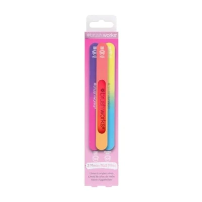 Imagen de Brushworks Neon Nail Files 3 Pack